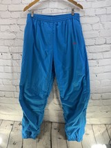 Prince Track Pants Blue Mens Sz L Vintage 90’s Thermal Lining Zippered Hems - £22.86 GBP