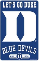 WinCraft NCAA Duke Blue Devils 11x17 Wood Sign, Team Color, One Size - £21.84 GBP