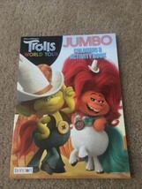 Dreamworks Trolls World Tour Jumbo Coloring  Activity Book by Bendon 2018 - £17.21 GBP
