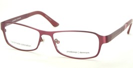 Neu Prodesign denmark 1242 3821 Weinrot Brille Brillengestell 52-15-130mm - $96.56