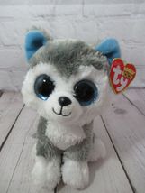Ty Beanie Boos Slush small husky puppy dog plush w/ tag sparkle glitter ... - $7.27