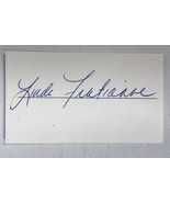 Linda Fratianne Signed Autographed 2x3.5 Business Card - Olympic Figure ... - $285.10 MXN