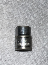 Vintage S-K Wayne 40914 ,  1/4&quot; Drive x 7/16&quot;  Socket ,  6 Pt   Made in USA - $5.79