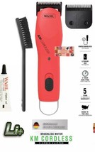 Wahl KM CORDLESS 2-SPEED SUPER DUTY Clipper &amp; ULTIMATE 10 Blade*PET GROO... - £255.46 GBP