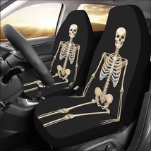 Human Skeleton Car Seat Covers (Set of 2) - £39.07 GBP