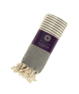Premium Yummy  Black Turkish Beach Bath Towel 35 x 65  Quick Dry Lightwe... - $33.62 CAD
