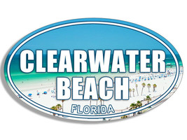 5&quot;  Clearwater Beach Florida Sticker Decal - £13.42 GBP