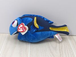 Ty Sparkle Dory 9" Plush 2016 w/ tags beanie Finding Nemo blue fish - $9.89