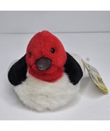 Wild Republic Audubon Red Headed Woodpecker Bird Plush Figure Sounds tags - $17.41