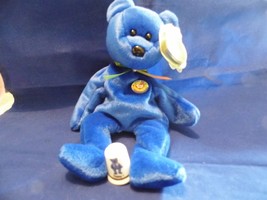 Ty Beanie Bear &quot;CLUBBY I&quot;  and Fine Bone China Thimble - £22.01 GBP