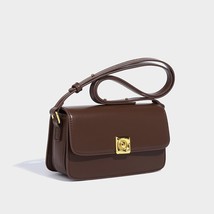 LOERSS Women Crossbody Bag Leather Vintage Small Square Bag Niche Pillow Bag Spl - £119.97 GBP