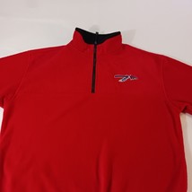 Colorado Clothing Men's Red Fleece 1/4 Zip Long Sleeve Pullover Sweater Sz Large image 8