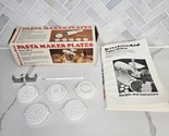 Kitchen Aid Pasta Maker Plates Set NO Storage Stomper In Box SNP-A Kitch... - $24.70