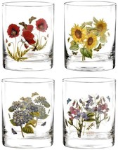 Portmeirion Botanic Garden Double Old Fashioned Glasses, Set of 4 - Assorted - £53.34 GBP