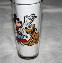 Vintage Disney Collector Glass Happy Birthday Mickey Mouse and Pluto Pepsi 1978 - $8.99