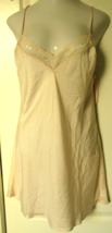 Linea Donatella Light Pink (Bisque) Chemise  with lace trim Size X-large - $19.70