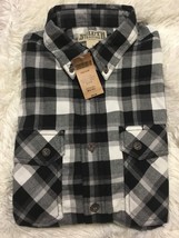 mens Duluth Trading free swingin flannel wicking shirt sz m new - £27.39 GBP
