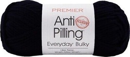 Premier Yarns Everyday Bulky Yarn Black Pack of 1 Skein - £18.47 GBP