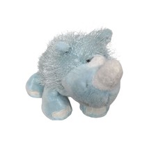 Ganz Webkinz Blue Rhino Rhinoceros Plush Stuffed Animal HM196 No Code 9.5&quot; - $21.78