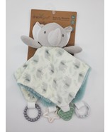 Dream Gro Elephant Lovey Mint Green Security Blanket Activity Teether Lovey - $665.05 MXN