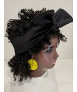 AFRICAN HAND MADE BLACK POLYCOTTON WAX HEADBAND HAIR WRAP SCARF TURBAN HAIR BAND - $7.37