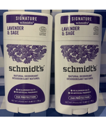 2x Schmidt's Aluminum-Free Vegan Deodorant Lavender & Sage with 24 Hour ... - €24,71 EUR 2x Schmidt's Aluminum-Free Vegan Deodorant Lavender & Sage with 24 Hour ... - €24,71 EUR