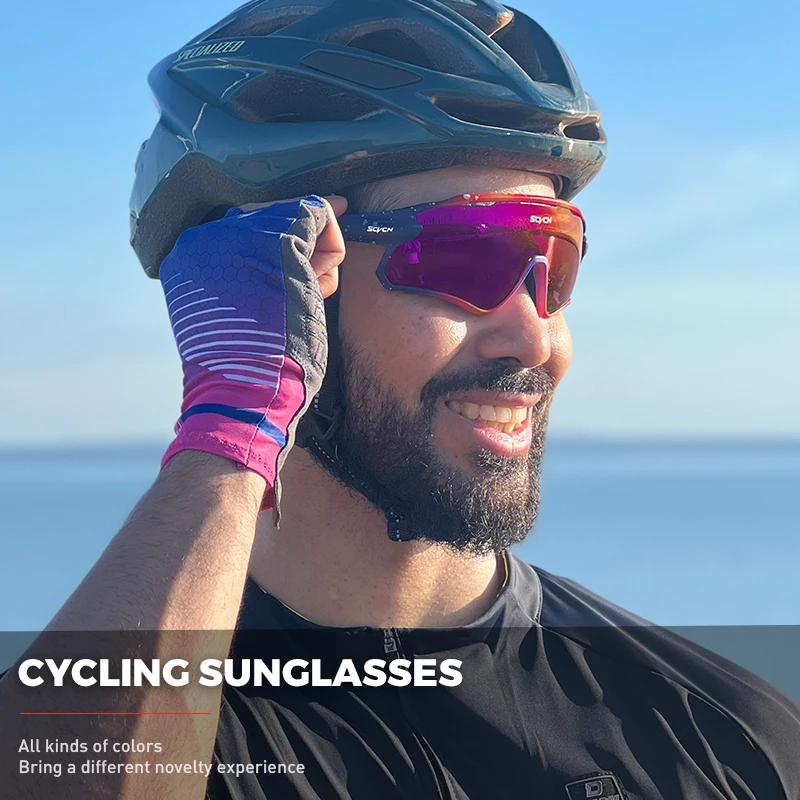 Sporting SCVCN Photochromic Bicycle GlAes Men’s Women Sportings Runing Cycling S - £50.35 GBP