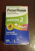 PreserVision Areds 2 + Multi Vitamin Eye Mineral Supplement 100 Soft Gels (Y14) - £18.99 GBP