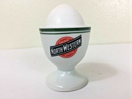 Chicago NORTH WESTERN. PEDESTAL porcelain EGG CUP. Rail Railroad Novelty... - $39.40
