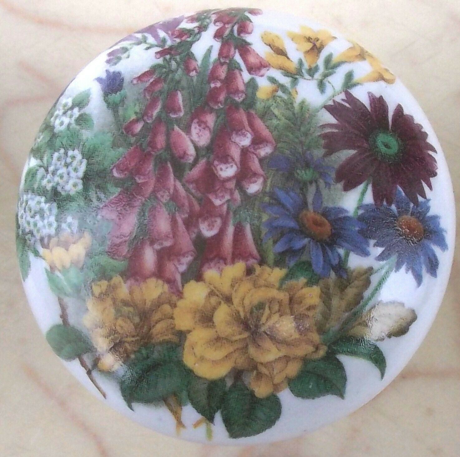 Cabinet Knobs Victorian Floral Bouquet #3 Flower - $4.70