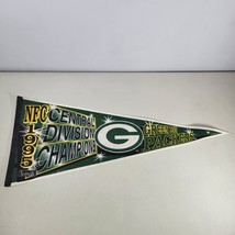 Green Bay Packers NFC Central Division Champions Pennant Rare NFL Vintage 1995 - £11.03 GBP
