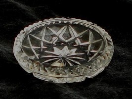 Nice Crystal Open Salt Container, Western Germany, VERY GOOD COND - $9.89