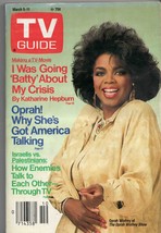 Mar 5 1988 TV Guide Magazine Cheers O Winfrey 1st Solo Cover K Hepburn - £29.75 GBP