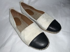 &amp; Other Stories Genuine Leather Espadrilles Light Ecru Shoes 8/39 - £31.44 GBP