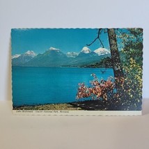 Vintage Postcard Lake McDonald Glacier National Park Montana Scenic Moun... - £4.69 GBP
