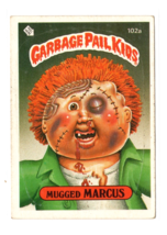 1986 Topps Garbage Pail Kids # 102a MUGGED MARCUS Sticker Card Series 3 ... - $1.75