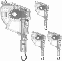 4Pcs 2" Low Profile Wand Tilter Mechanism with 7/32" Hexagon Shaped Gear... - $14.77