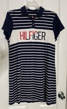 Tommy Hilfiger Polo Shirt Dress Womens XL XLarge  Red White Blue Spell O... - $24.99