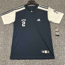 New York Yankees Derek Jeter #2 Jersey Shirt Men Large Adidas Short Slee... - $54.28 CAD