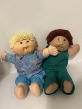 Lot Of Two Vintage Cabbage Patch Boy Dolls 1990 And 1982 - £35.93 GBP