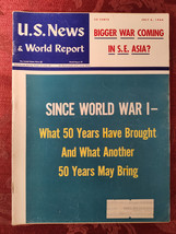 U S NEWS World Report Magazine July 6 1964 50 Years since World War I - $14.40