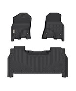 OREALTREND Floor Mats  for Dodge RAM 1500 Crewcab 19-24 Black TPE All-We... - $169.99