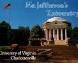 University of Virginia Charlottesville Postcard PC527 - $4.99