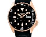 Seiko 5 Sports SS RG Bezel 42.5mm Automatic Watch With Rubber Strap SRPD... - $213.75