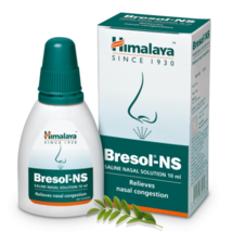 Himalaya Herbal Bresol Ns 10 Ml Nasal Spray For Dry Stuffy Nose Cold Free Ship - $8.71