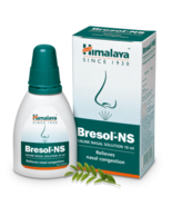 Himalaya Herbal BRESOL NS 10 ml Nasal Spray For Dry Stuffy Nose Cold FRE... - £6.85 GBP
