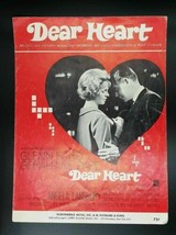 1964 Dear Heart By Henry Mancini Sheet Music Warner Bros. Northridge Music - £15.27 GBP