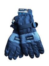 Hurley Men’s Block Party Snow Ski Snowboarding Gloves - Black / Gray- Size S/M - £17.88 GBP