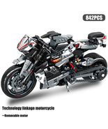 Classic Motorbike Building Model Blocks Moto City Racer Bricks Toys for ... - £31.33 GBP