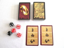 RISK Lord of the Rings Middle Earth Replacement Parts:  82 Cards + 5 Dic... - $10.00